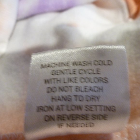 Tie Dye Hoodie with front pocket and logo "KEEP THE MOOD" Women's - Picture 11 of 11